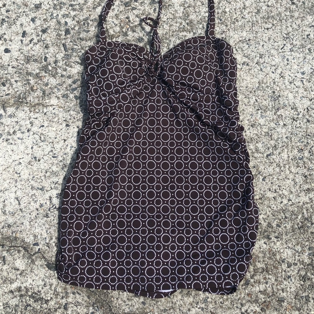 Motherhood Tankini Swim Halter Top Bathing Suit S